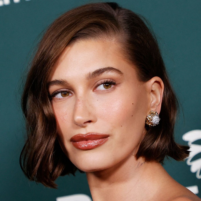 Hailey Bieber's Farmers Market Nails Have Itty Bitty Fruits and Veggies All Over Them