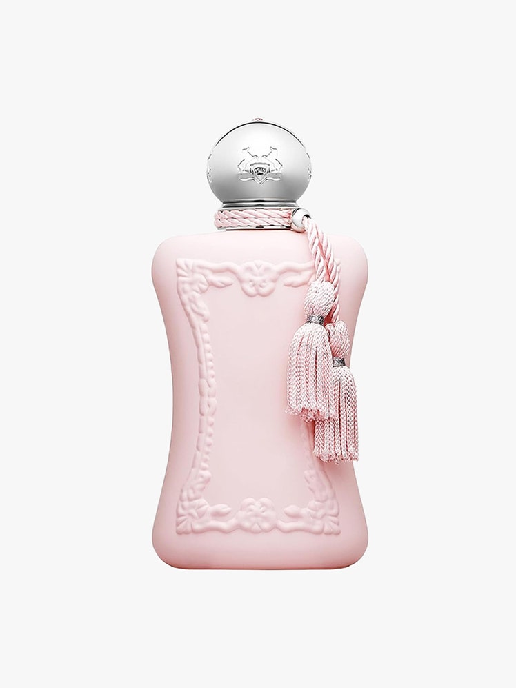 The Parfums de Marly Delina Eau de Parfum on a light gray background