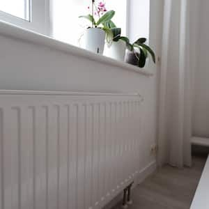 modern electric heater in home 