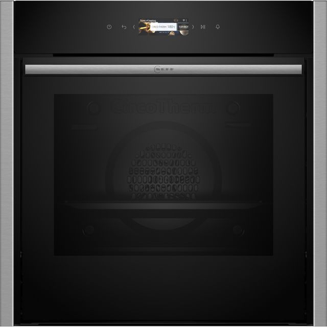 NEFF N70 Slide & Hide® B54CR31N0B Built In Electric Single Oven - Stainless Steel - B54CR31N0B_SS - 1