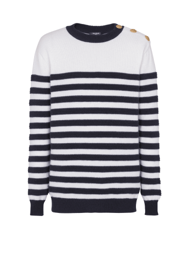 Striped cashmere jumper