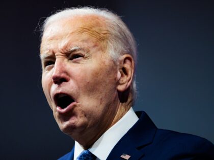 US President Joe Biden speaks at Mt. Airy Church of God in Christ in Philadelphia, Pennsyl