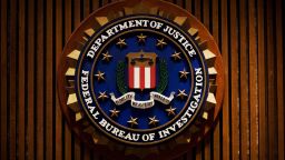 A crest of the Federal Bureau of Investigation is seen 03 August 2007 inside the J. Edgar Hoover FBI Building in Washington, DC. AFP PHOTO/Mandel NGAN (Photo credit should read MANDEL NGAN/AFP/Getty Images)