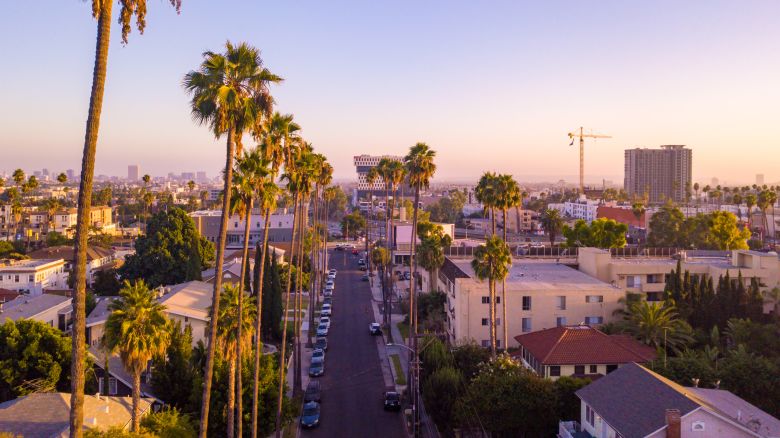 California Beverly Hills street STOCK