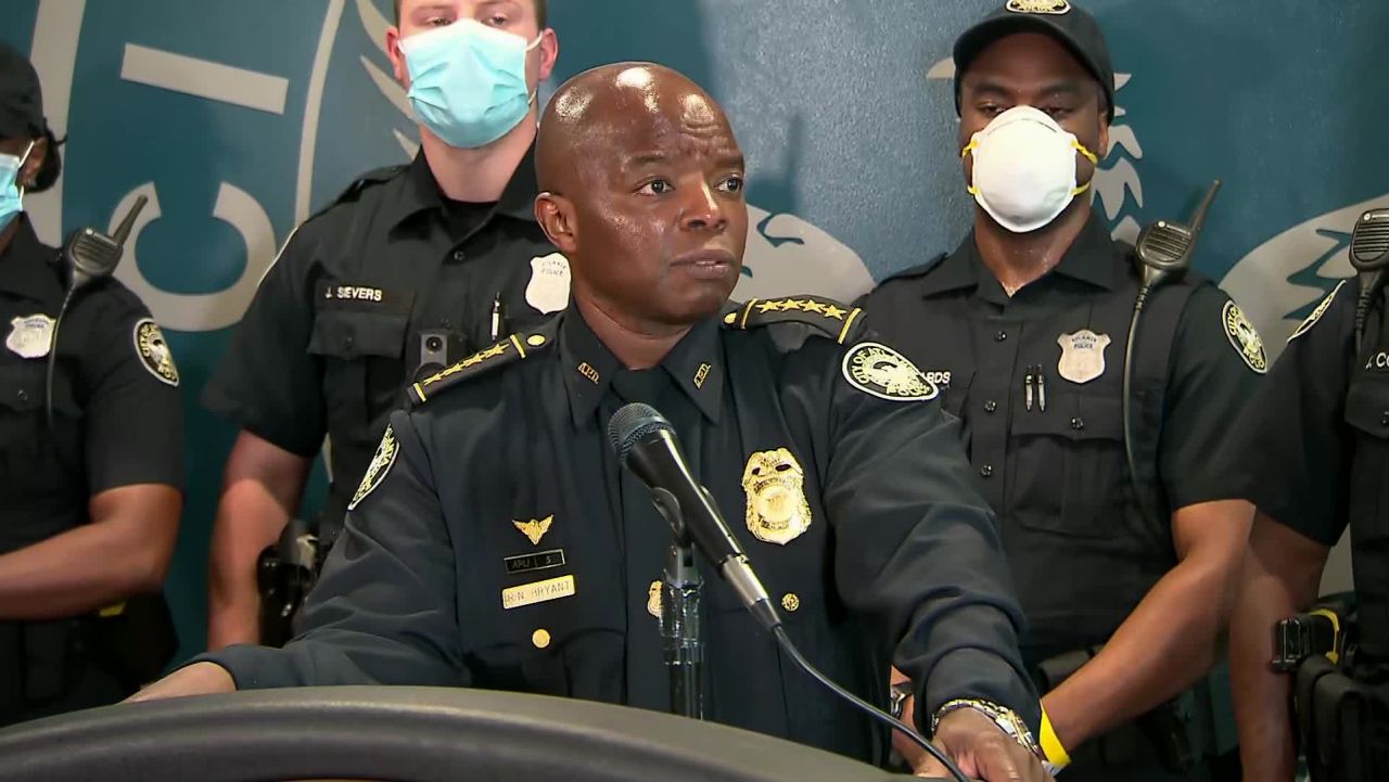 atlanta interim police chief presser rodney bryant