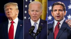 Biden Trump DeSantis SPLIT