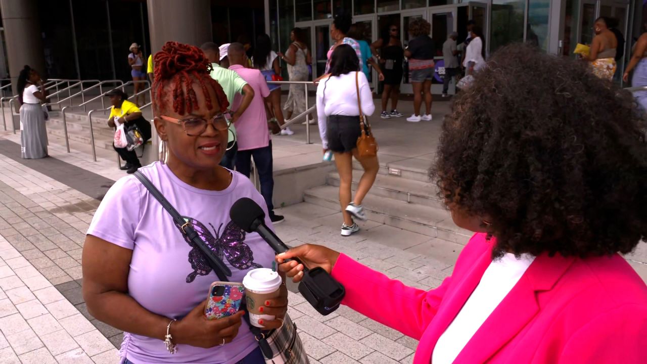 Michelle Buxton speaks to CNN at Essence Festival in New Orleans.