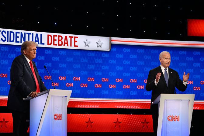 Microphones were muted throughout the debate except for the candidate whose turn it was to speak.