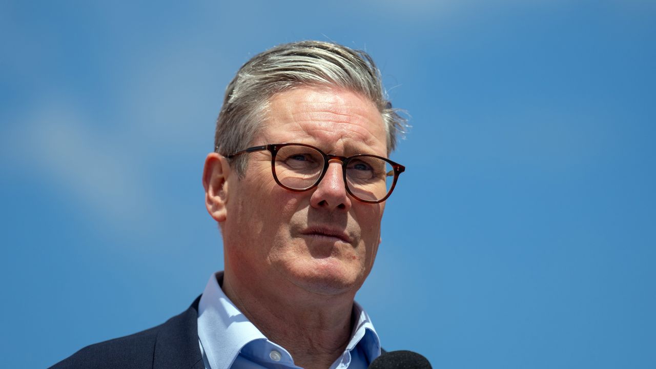 Labour leader Keir Starmer appears at an event in Southampton, England, on June 17. 