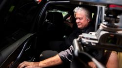 Steve Bannon gets into his car before reporting to Danbury Federal Correctional Institution, Monday, July 1, 2024, in Danbury, Connecticut.