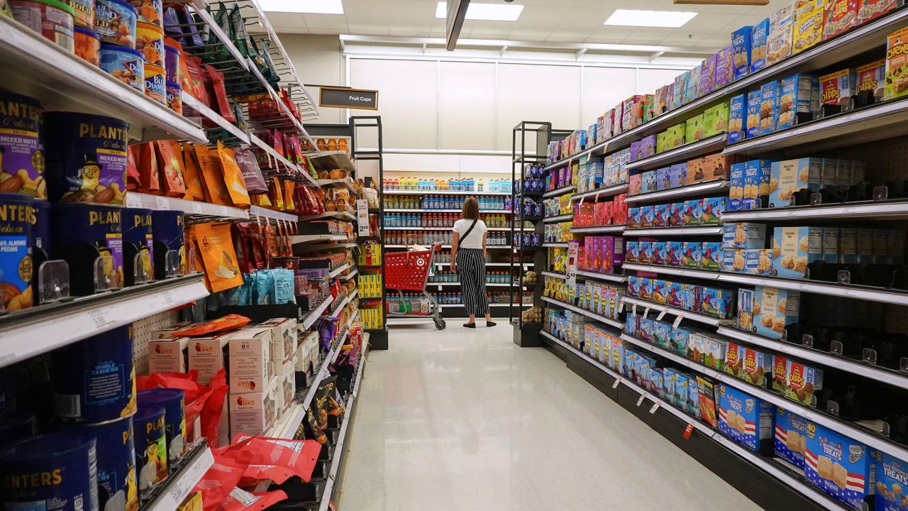 A customer shops at a Target store in Miami on May 20. 