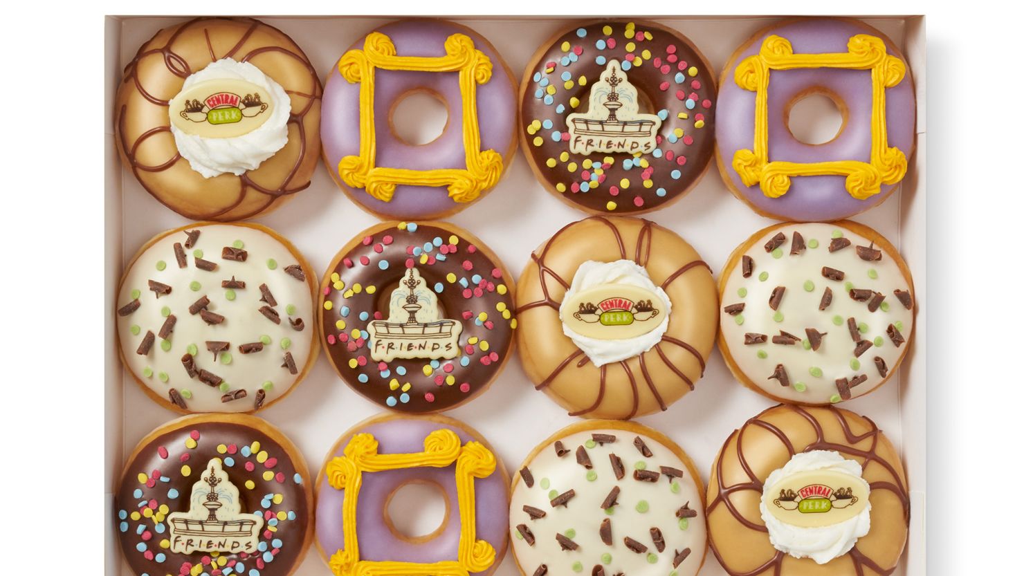 Krispy Kreme releases ‘Friends’-themed doughnuts as UK exclusives.