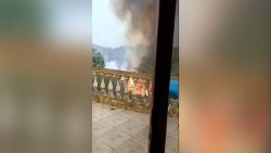 Dramatic social media videos on Friday afternoon show a small plane crashing in a residential area outside of São Paulo. The aircraft crashed into multiple houses, according to Brazil's Civil Defense, reported by CNN Brasil.<br /><br /><br /><br /><br />According to data on Fligthradar24, the Voepass plane left Cascavel and was en route to São Paulo when it lost signal shortly before 1:30 local time.