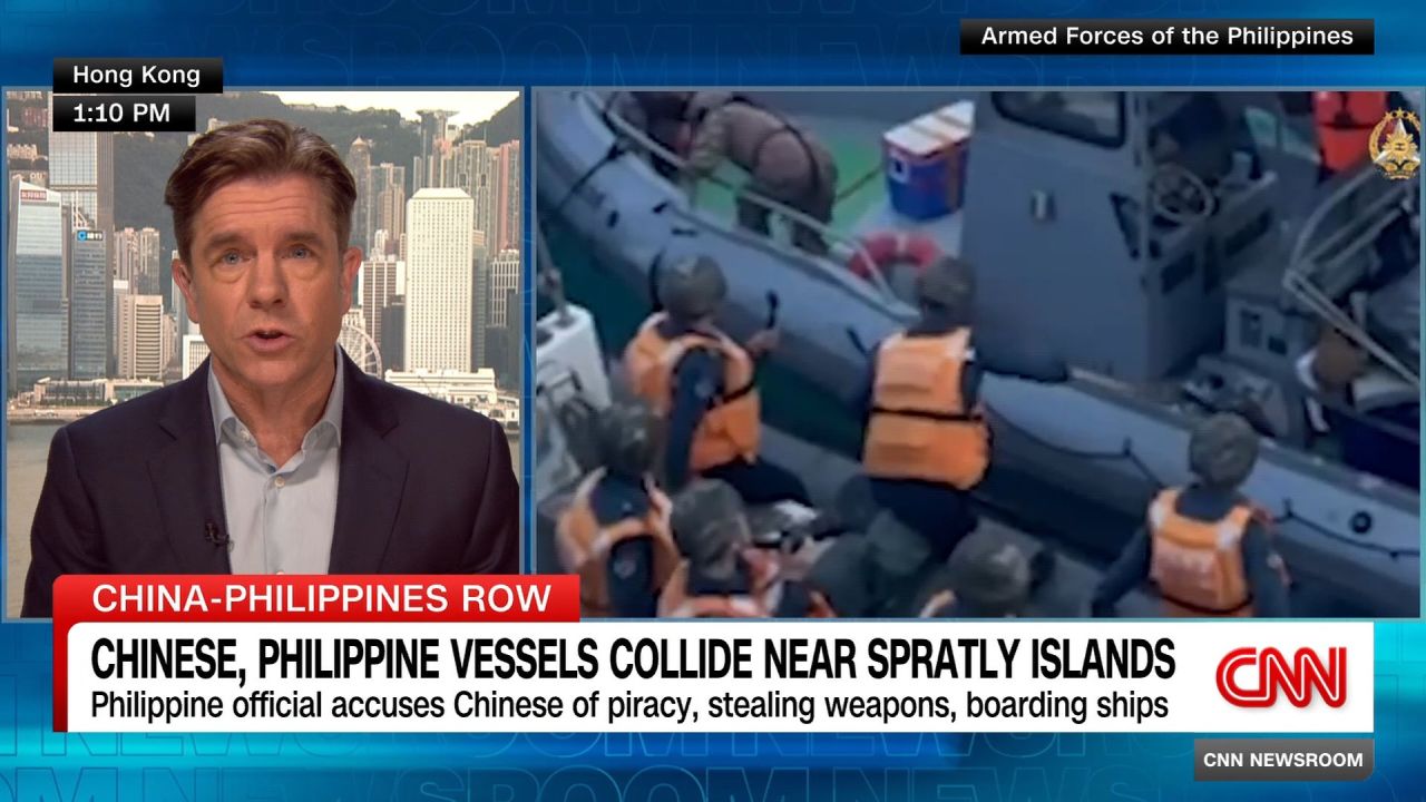 <p>Manila has accused China of injuring Filipino personnel and damaging Philippine vessels during a South China Sea collision earlier this week. CNN's Ivan Watson reports that tensions have been simmering over territorial disputes in the resource-rich and strategically important waterway.</p>