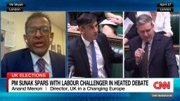 <p>CNN's Rosemary Church talks to Anand Menon, director of UK in a Changing Europe, about the first televised debate between British Prime Minister Rishi Sunak and Keir Starmer, the leader of the opposition Labour Party, ahead of the UK general election on July 4. </p>