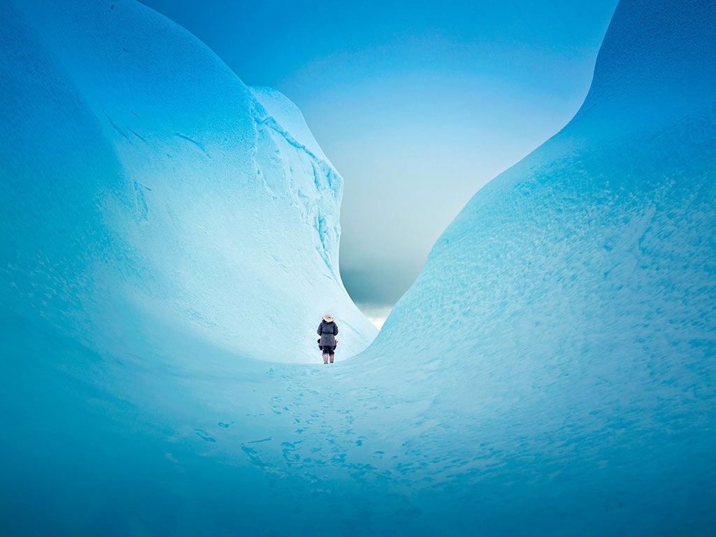 Image may contain Outdoors Nature Mountain Human Person Ice Snow and Glacier