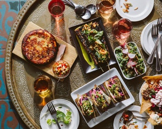 best restaurants in boston mezze table at Sarma Boston