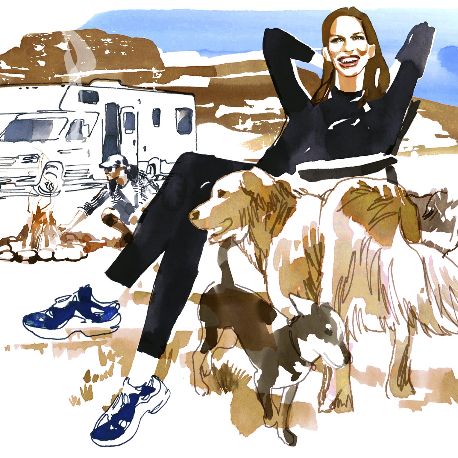 On a Road Trip Through the American West, Hilary Swank Found Sublime Stillness