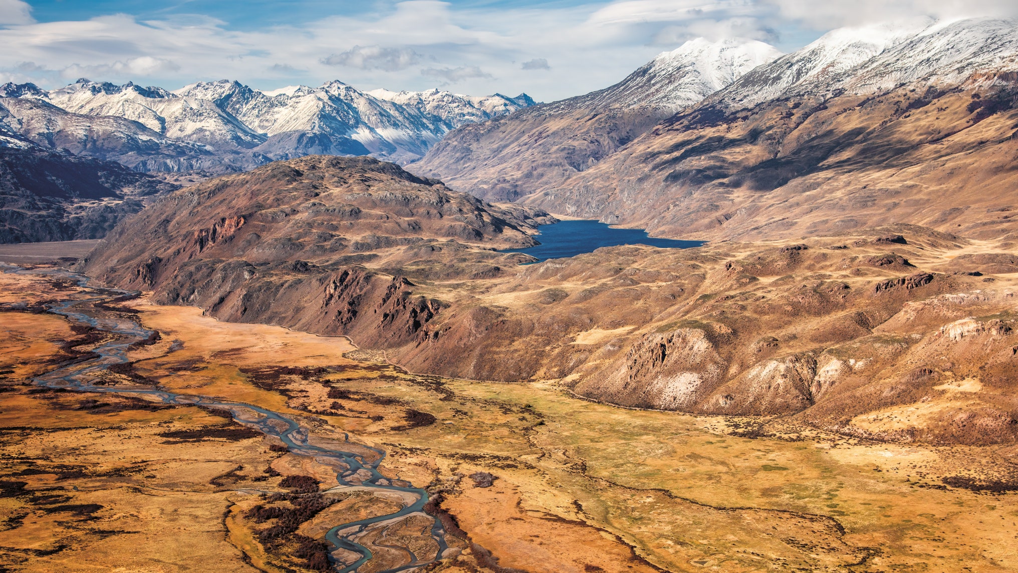 Image may contain Nature Outdoors Water Scenery Aerial View Lake and River