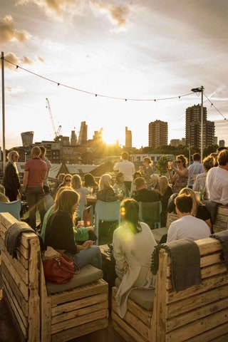 Place it on top of a car park and Londoners will flock there first Frank's now Skylight at the Tobacco Dock in Wapping....