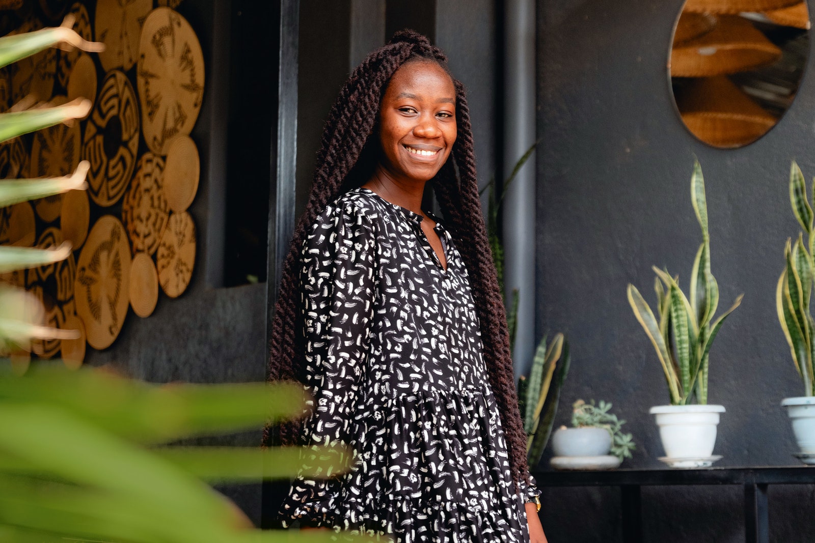 Patience Umutoni operations manager at Haute Baso boutique