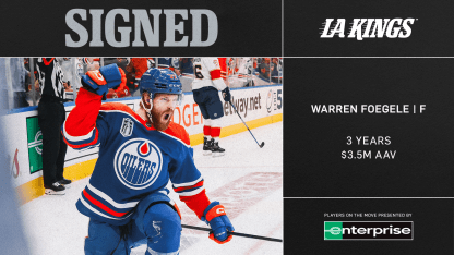 Kings-Sign-Warren-Foegele-Joel-Edmundson-to-Contracts