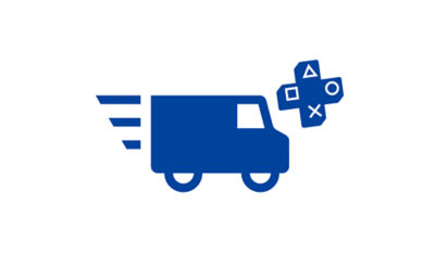 Free express delivery for consoles for PS Plus members iconography