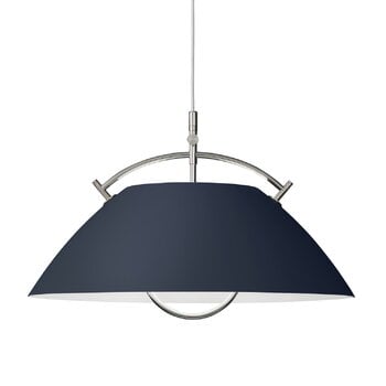 Pendant lamps, Wegner pendant, dark blue - nickel, Blue