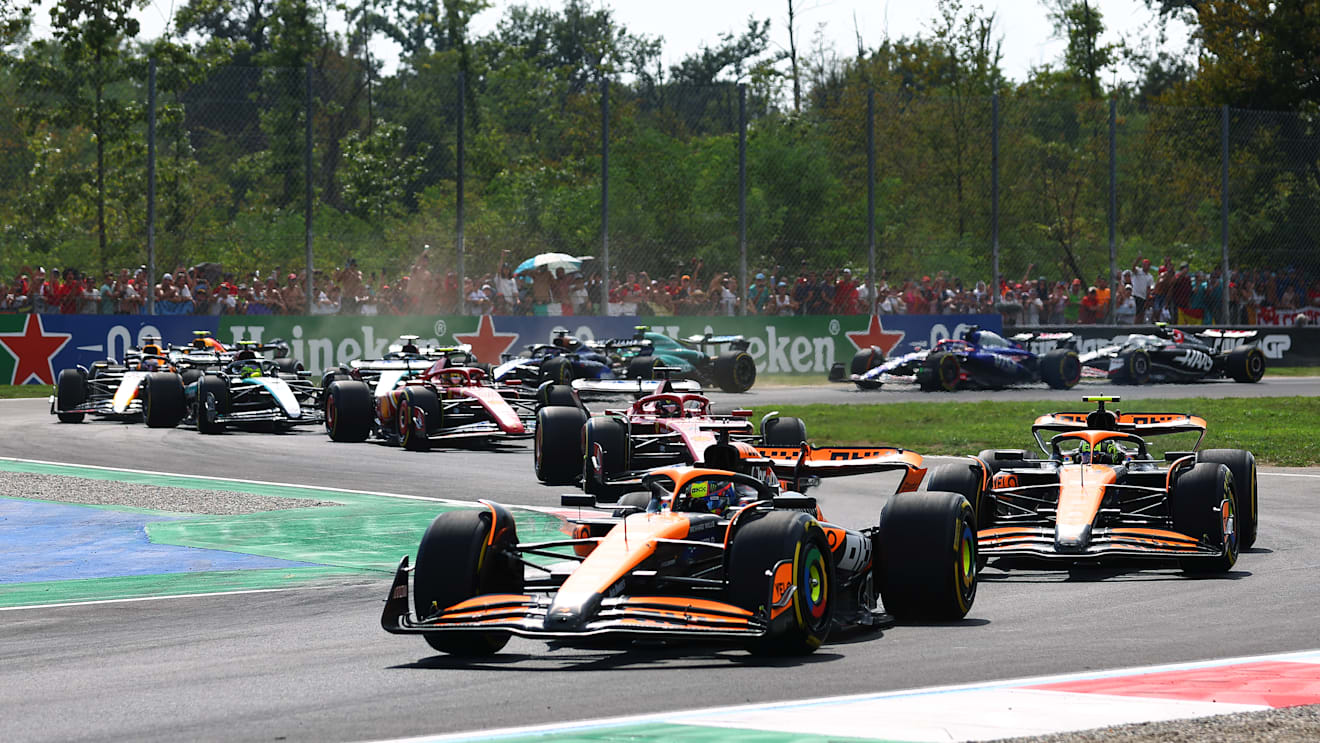 ‘We could have easily been out’ – Norris says Piastri ‘got way too close for comfort’ in first-lap battle at Monza