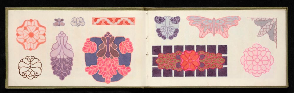 Pickford Waller sketchbooks of book designs