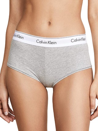 Calvin Klein boyshorts with a classic logo waistband