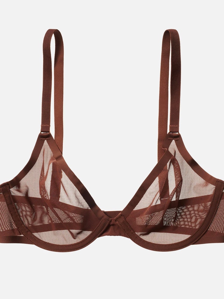 Brown plunge Cuup bra