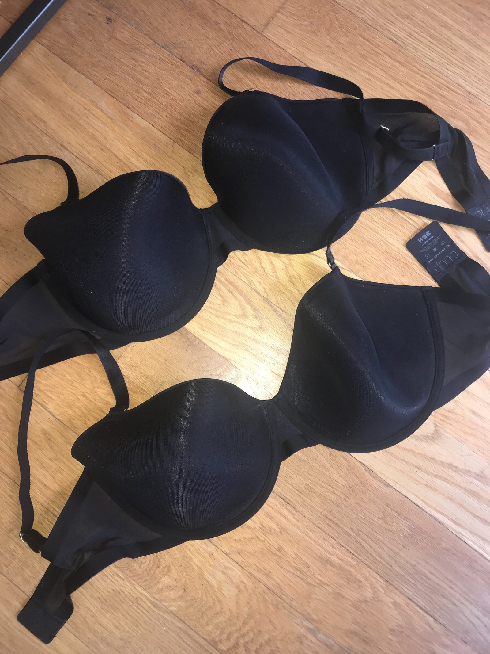 Two black bras