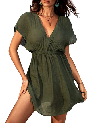 Cupshe V Neck Cover Up