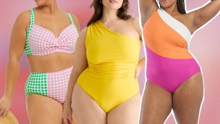 best tummycontrol swimsuits featuring three women bodies collage wearing bathing suits.