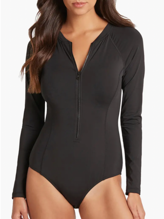 Sea Level Long Sleeve OnePiece Swimsuit