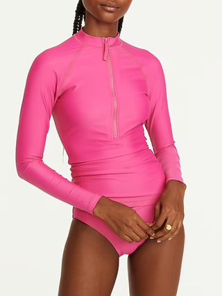 J.Crew Active LongSleeve Rash Guard Swimsuit