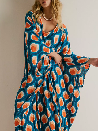 Free People Groovy Baby Maxi Kaftan