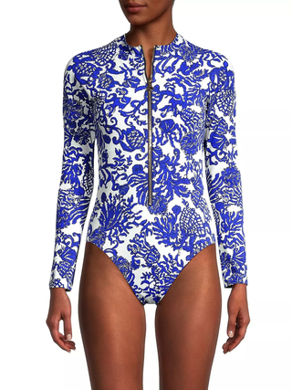 Lilly Pulitzer Randee Rashguard OnePiece Swimsuit