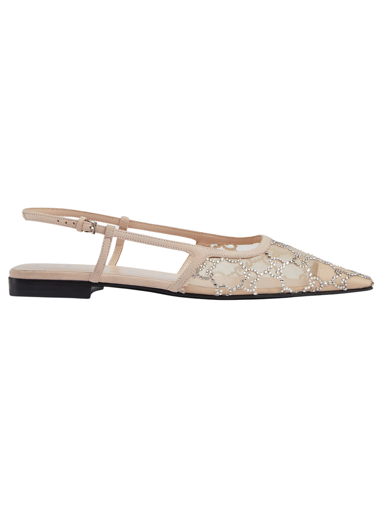 Gucci GG Slingback Ballet Flats