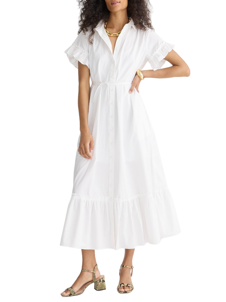 J.Crew Amelia Maxi Shirtdress 