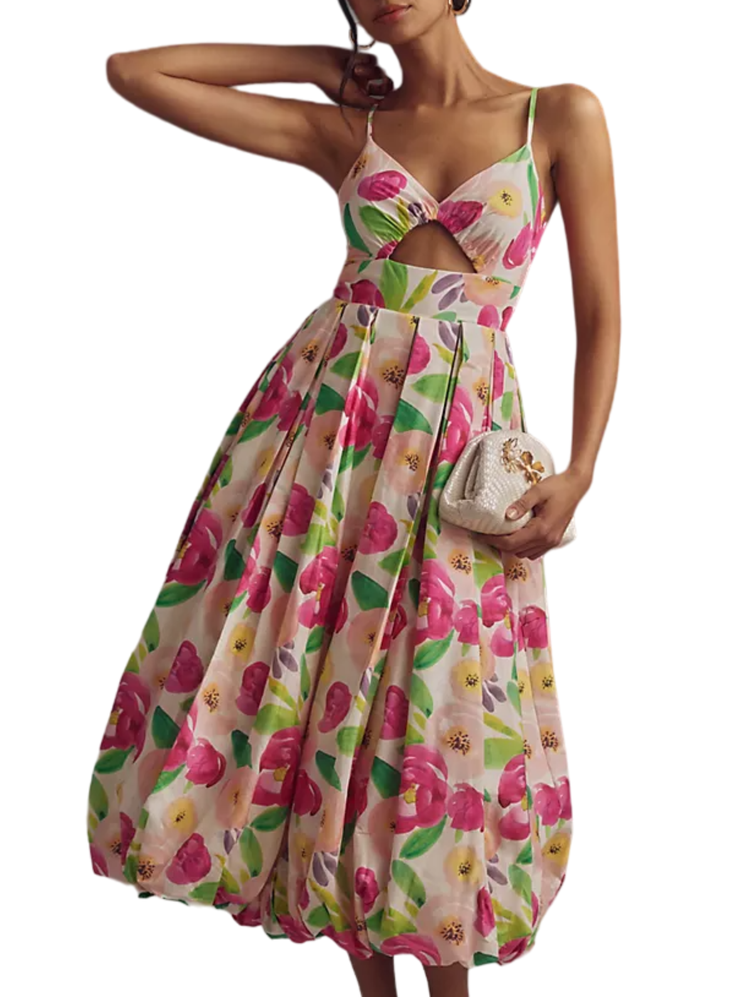 Hutch Sleeveless Cutout Midi Dress 