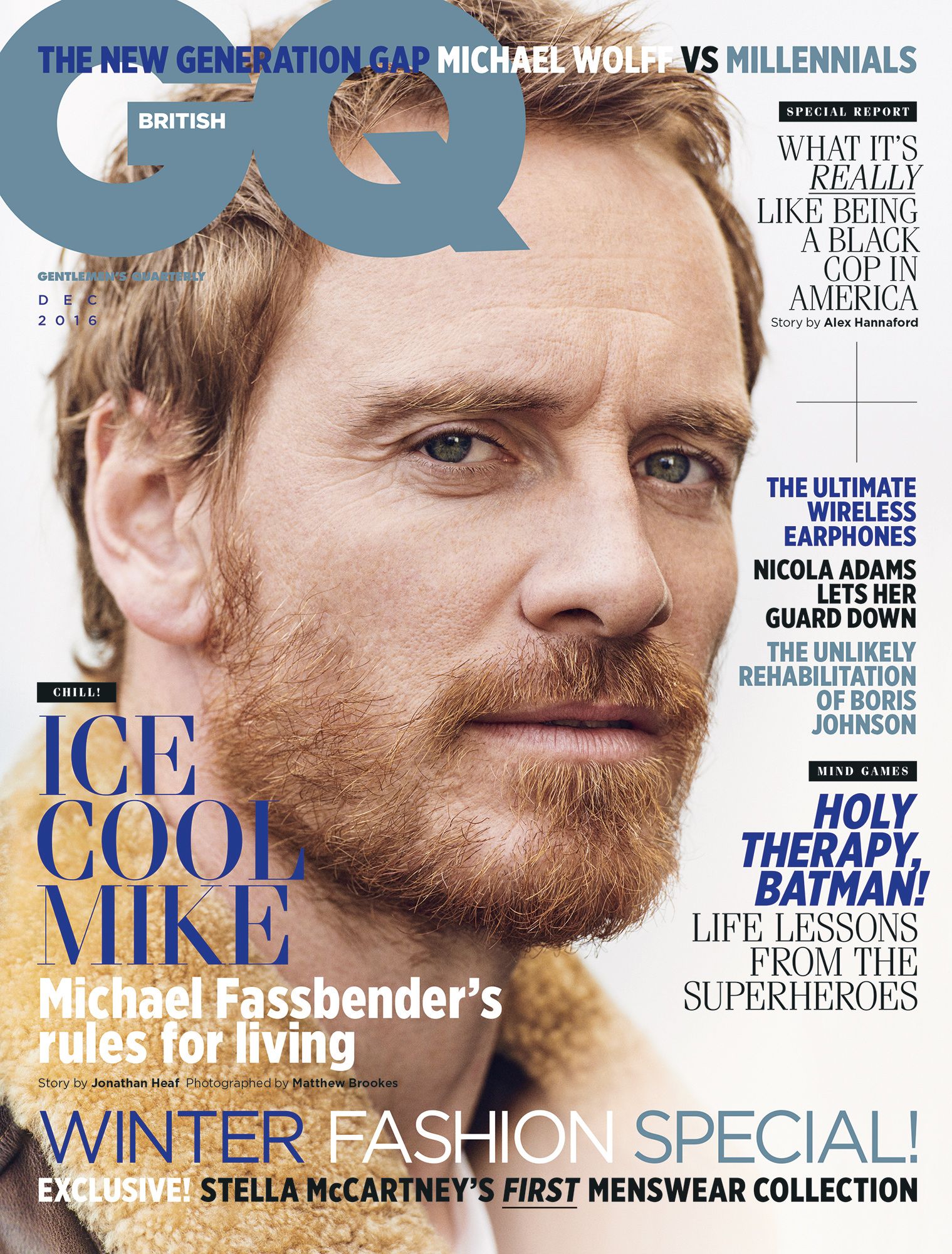 British GQ December issue cover