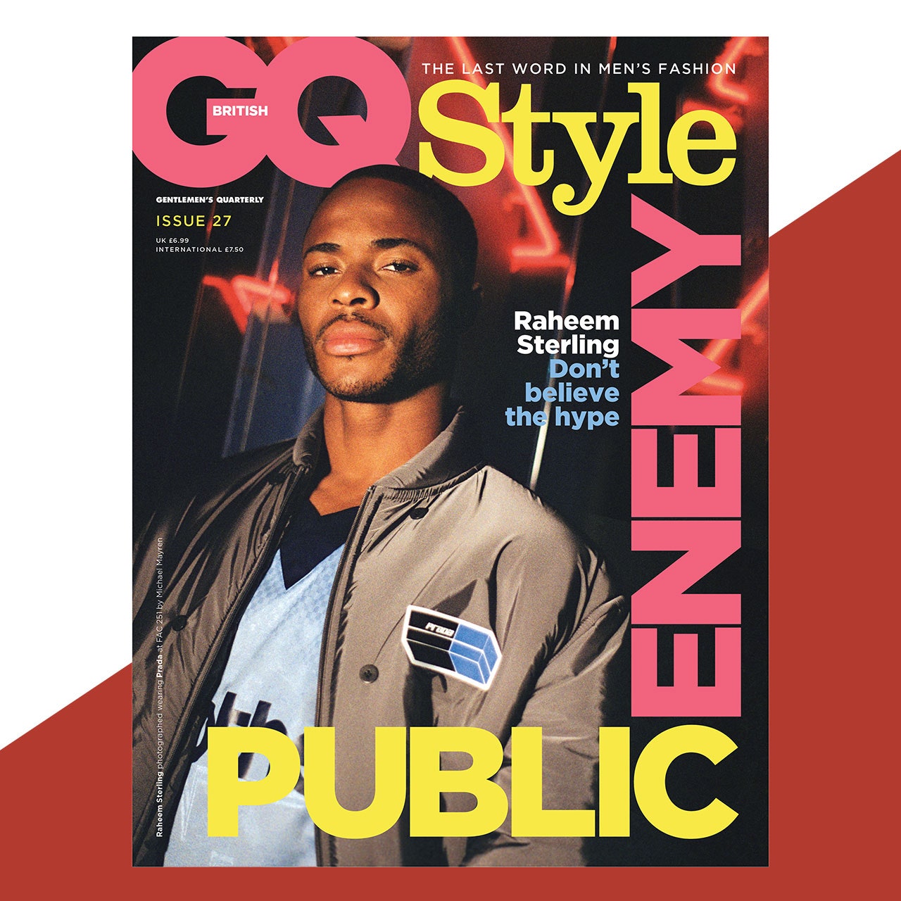 Raheem Sterling is the leading man of GQ Style AW18