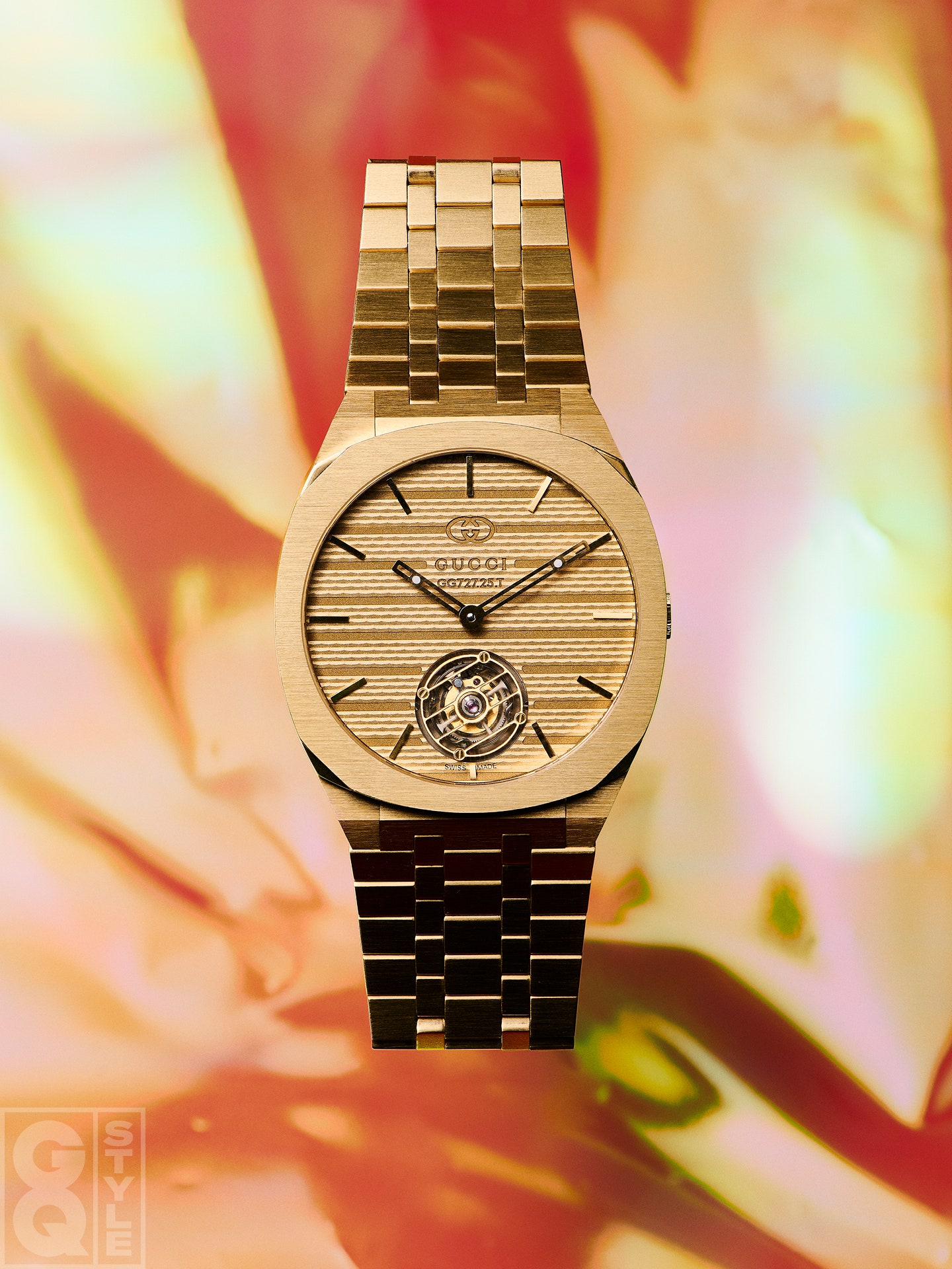 GQ Style gold watches Gucci