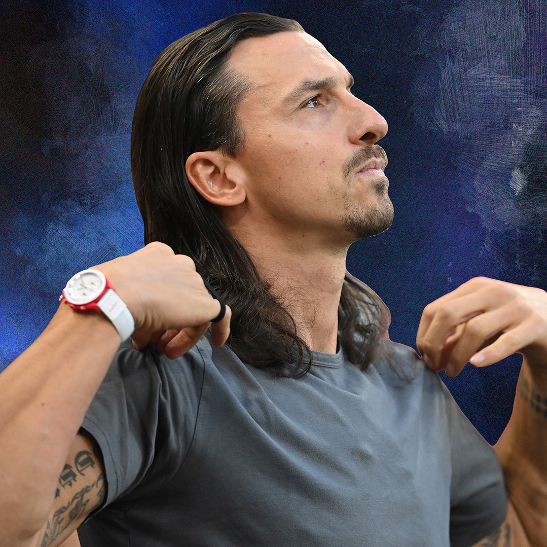 Zlatan Ibrahimovic’s Mission to Mars MoonSwatch is his best watch flex yet