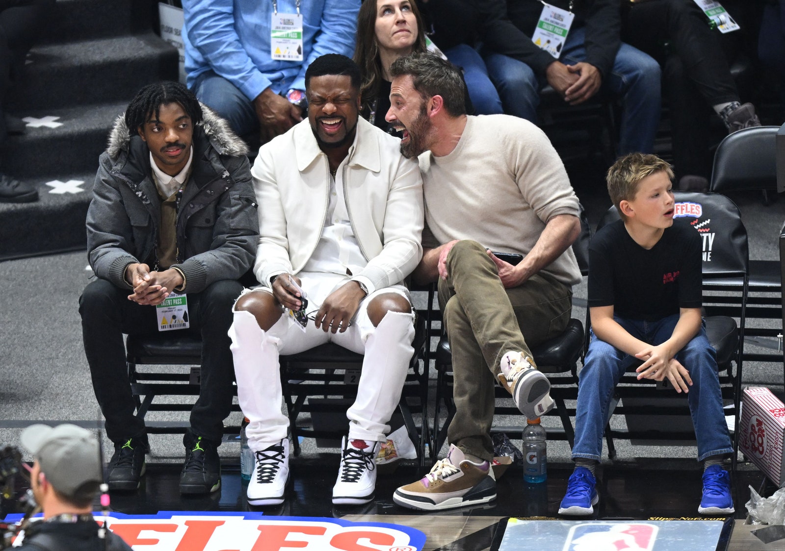 Ben Affleck wearing the Air Jordan 3 Winterized ‘Archaeo Brown