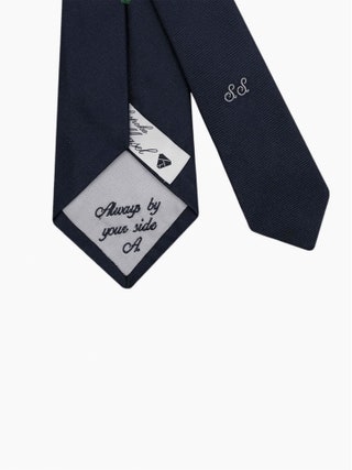 One of the more sentimental personalisation options Masel Milano ties offer two instances of bespokery a visible...