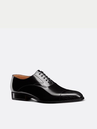 If youre looking to serve the suavest statement via an Oxford shoe Dior has got you covered. Beautifully embossed with...