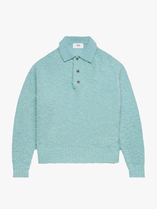 Image may contain Clothing Long Sleeve Sleeve Knitwear Sweater Sweatshirt Fleece and Shirt